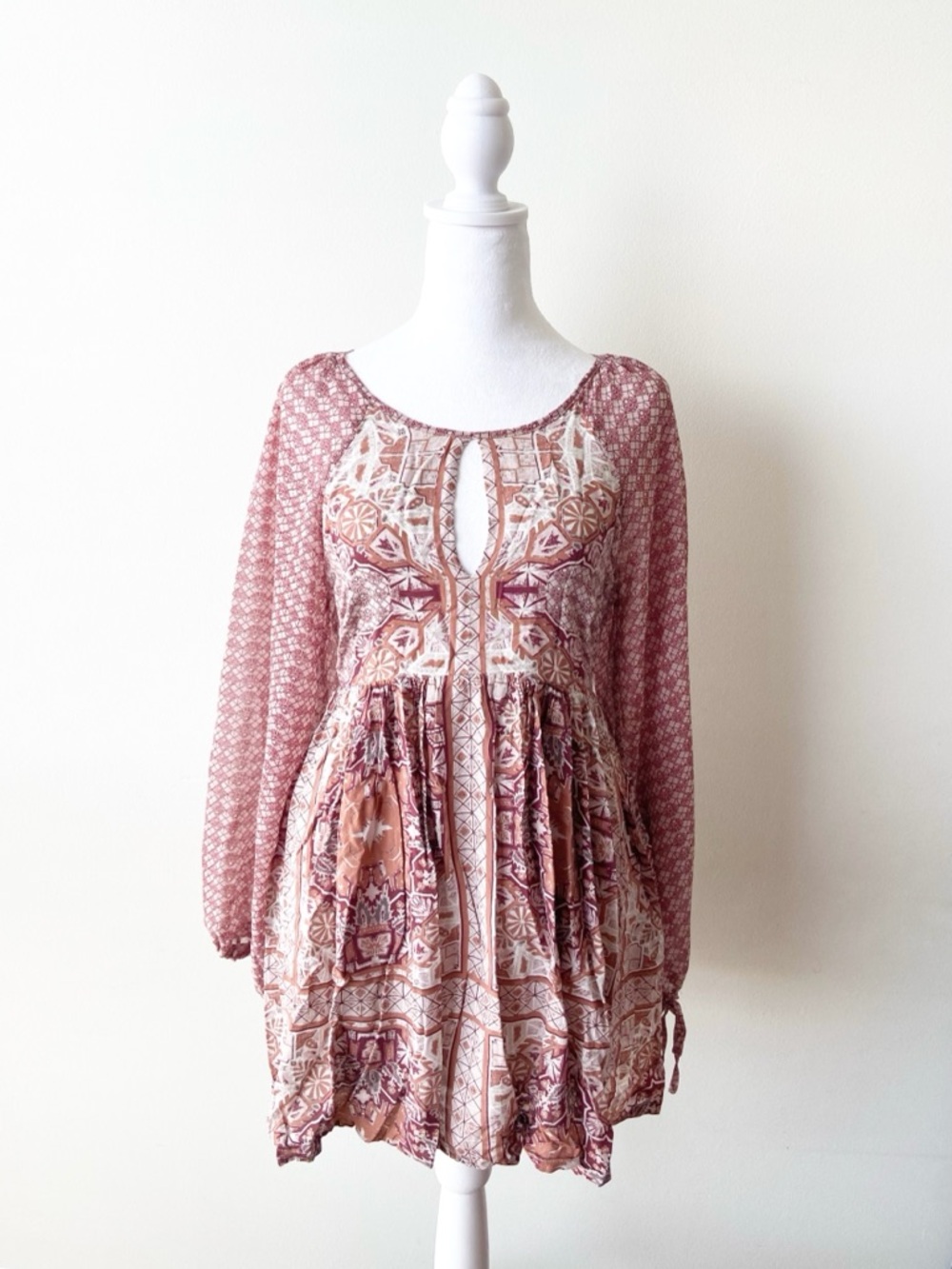 Free People Pink Dress Size 8 (M)
